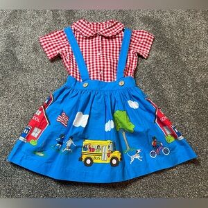 Eleanor Rose School Dress Set 4-5